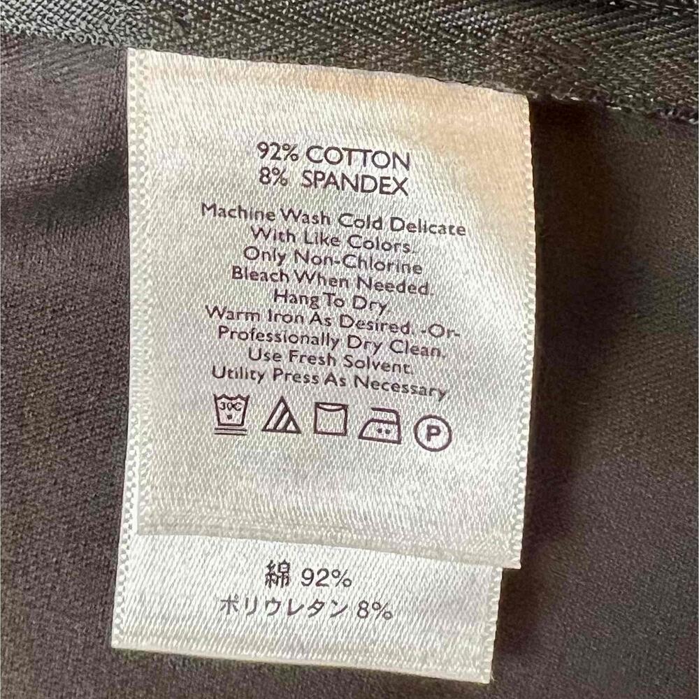 NWT Eddie Bauer Women’s Gray Flat Front W Crop Slim Pants size 10 - Picture 8 of 9